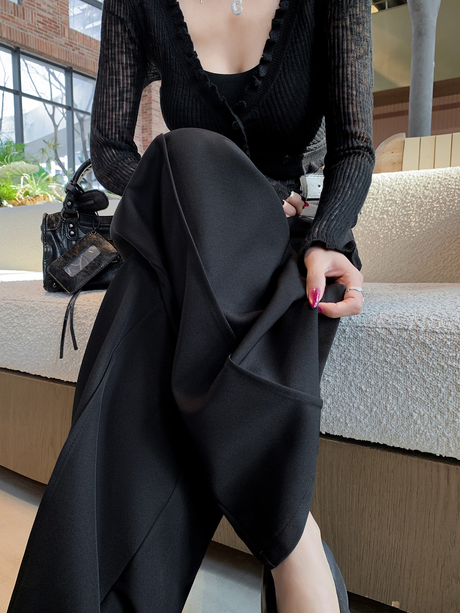 Wide Leg Trousers