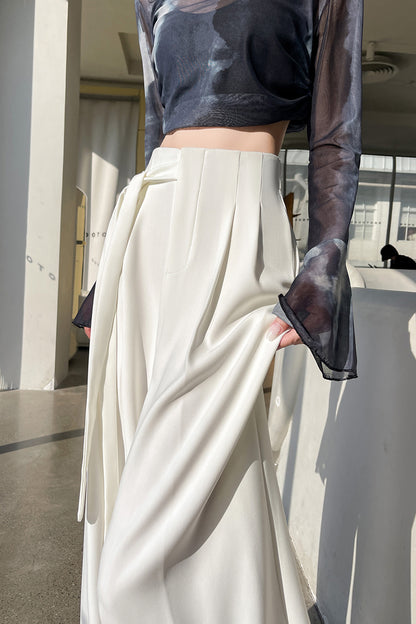 Wide-leg Trouser