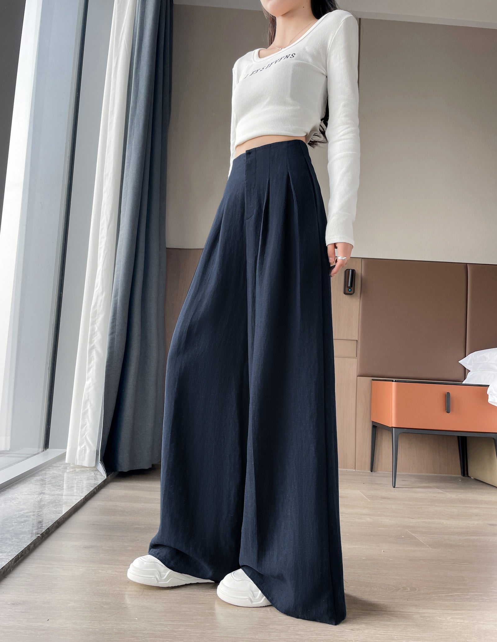 Wide Leg Trousers