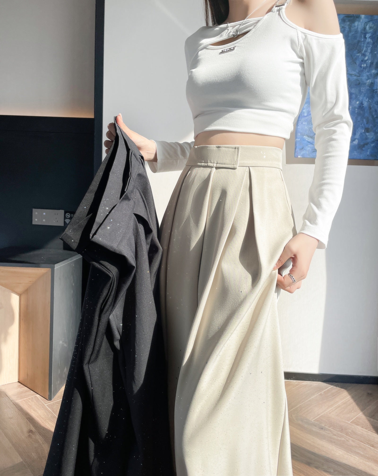 Wide Leg Trousers
