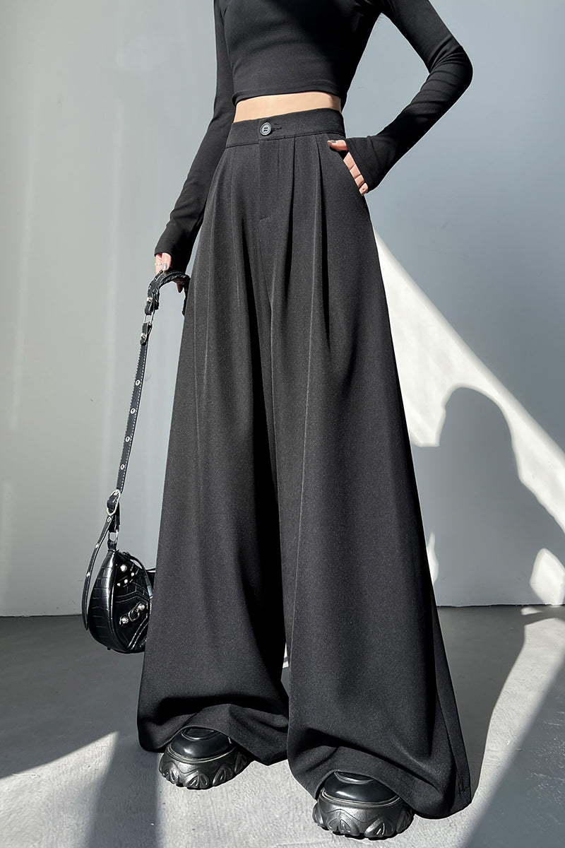 Wide-leg Trousers