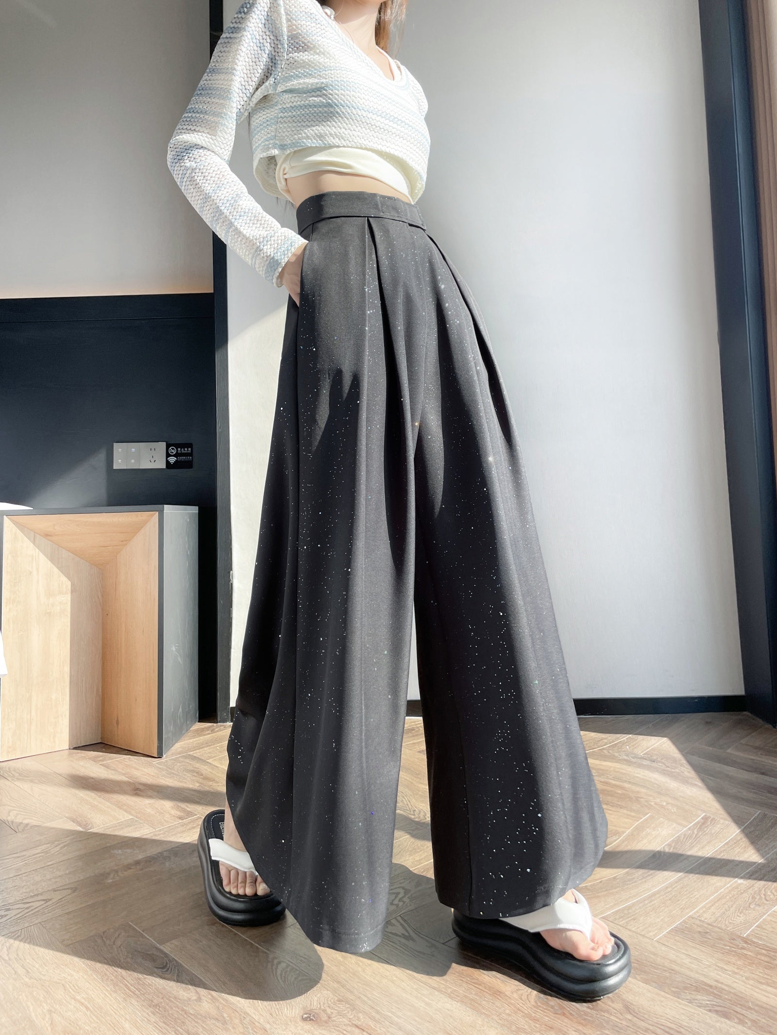 Wide Leg Trousers