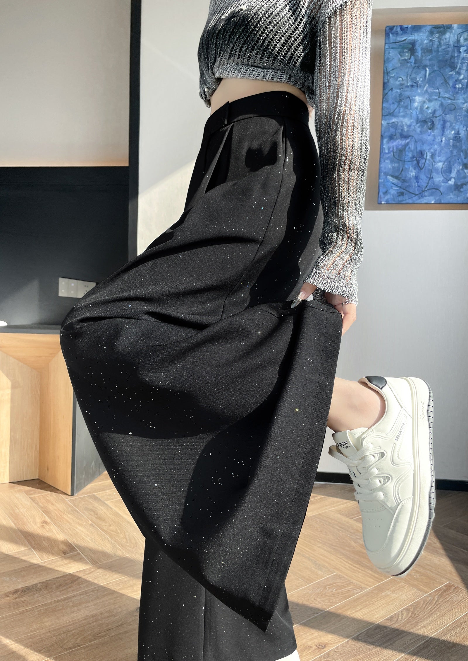 Wide-leg Pants